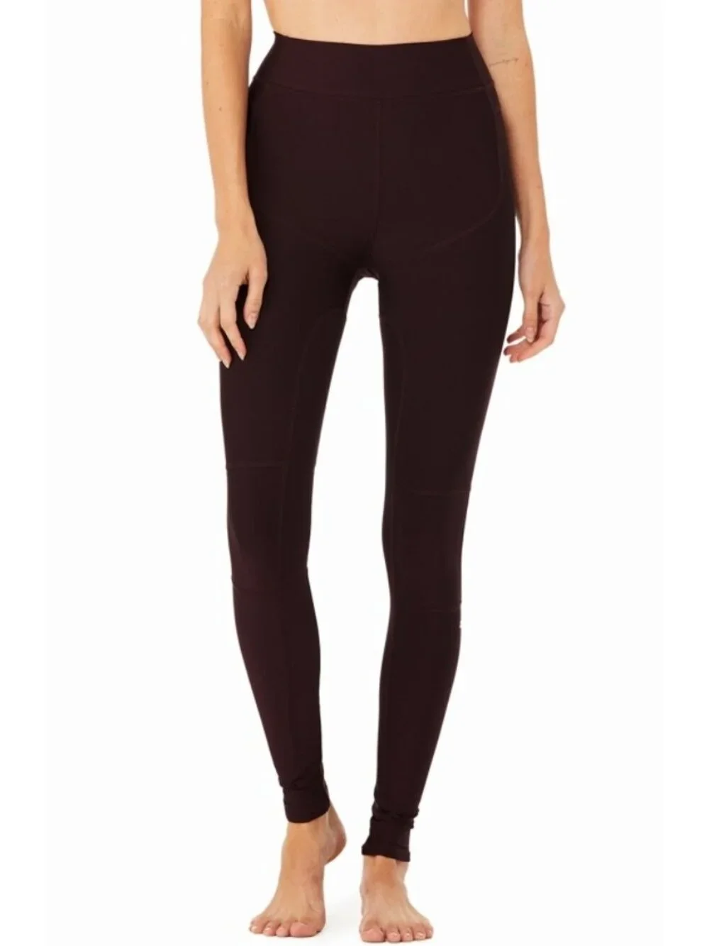 Alo Airlift High-Waist Embody Legging Oxblood Mesh Cut-Outs Cutouts Hi-Rise Pant